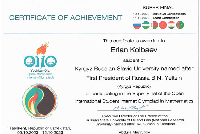 Суперфинал Открытой Международной студенческой Интернет -олимпиады